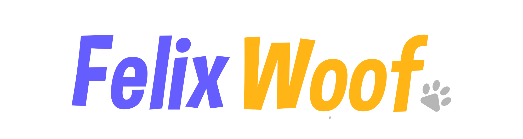 felix woof logo header